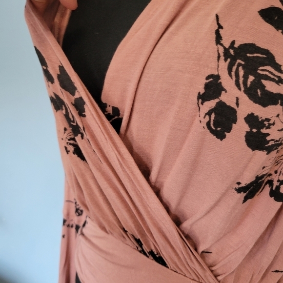 Free People Fiona Wrap Bell Sleeve Top Size XS in Pink - Picture 8 of 12